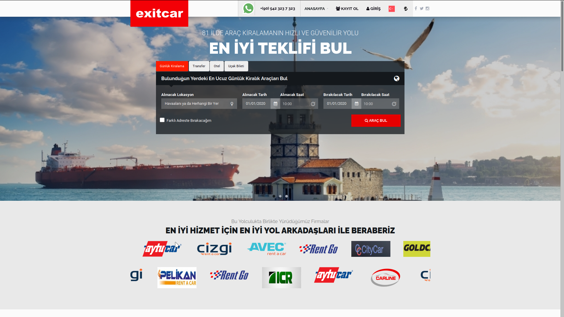 Exitcar Homepage